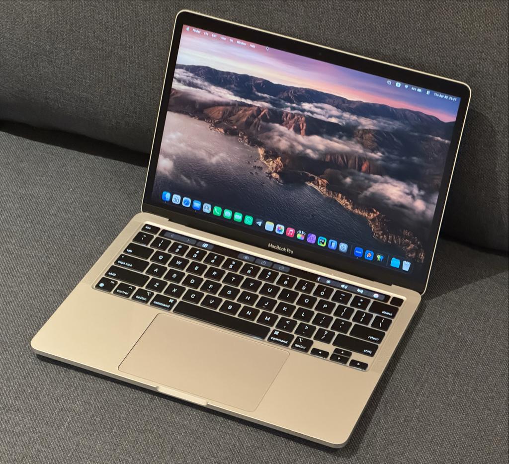 MacBook Pro 13” M2 met touchbar (RAM 8gb, SSD 512gb) [2022], MacBook Pro, Qwerty, 8 GB, 13 inch