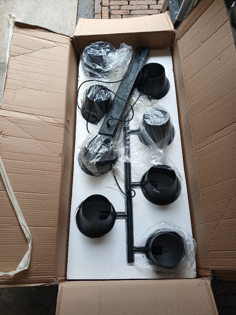 Kinetic hanglamp !!!, Ophalen, Nieuw, Industrieel, Metaal