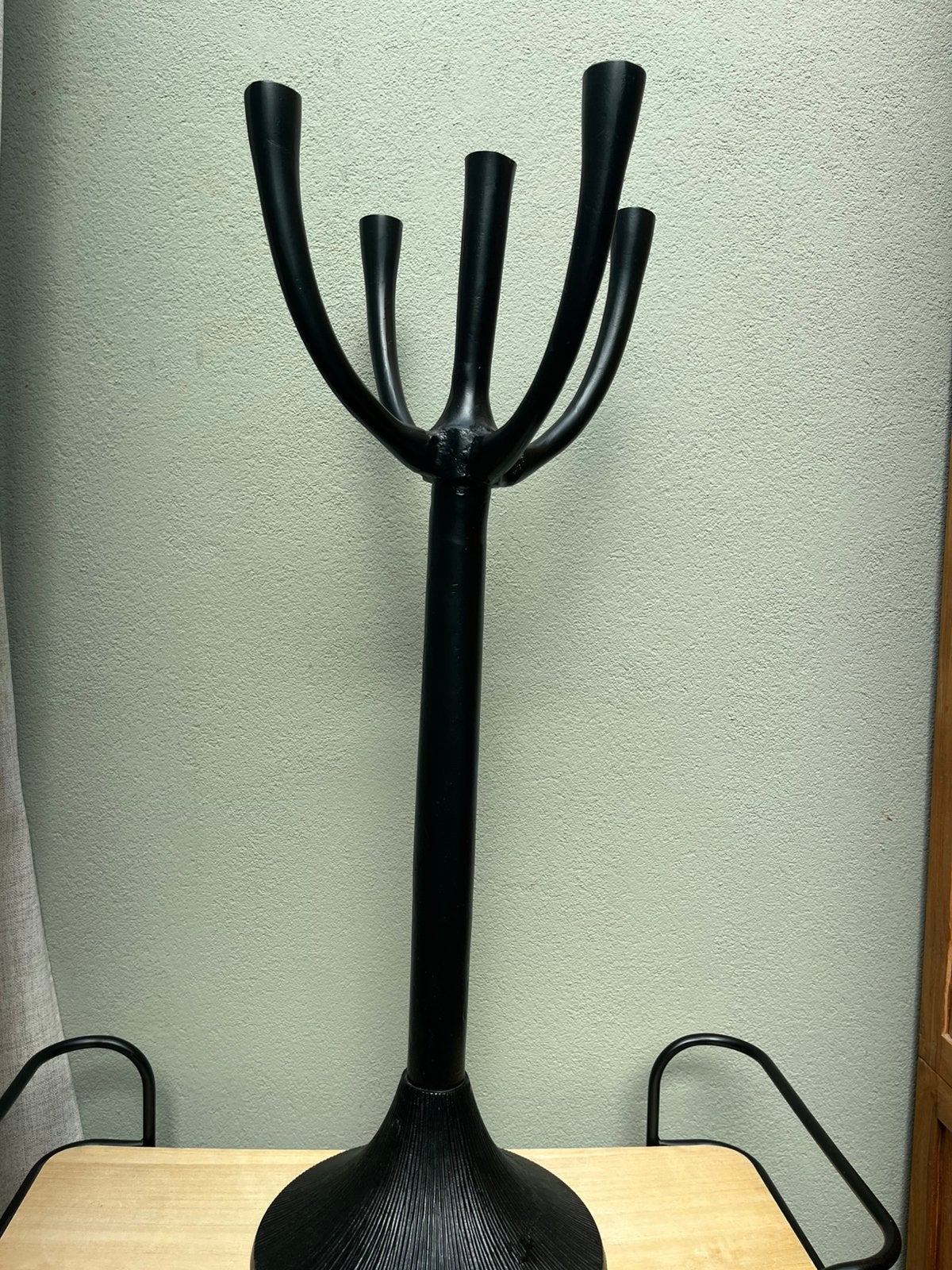 BePure Home Reach kandelaar 80 cm hoog, Ophalen of Verzenden, Zo goed als nieuw, Zwart, Kaars