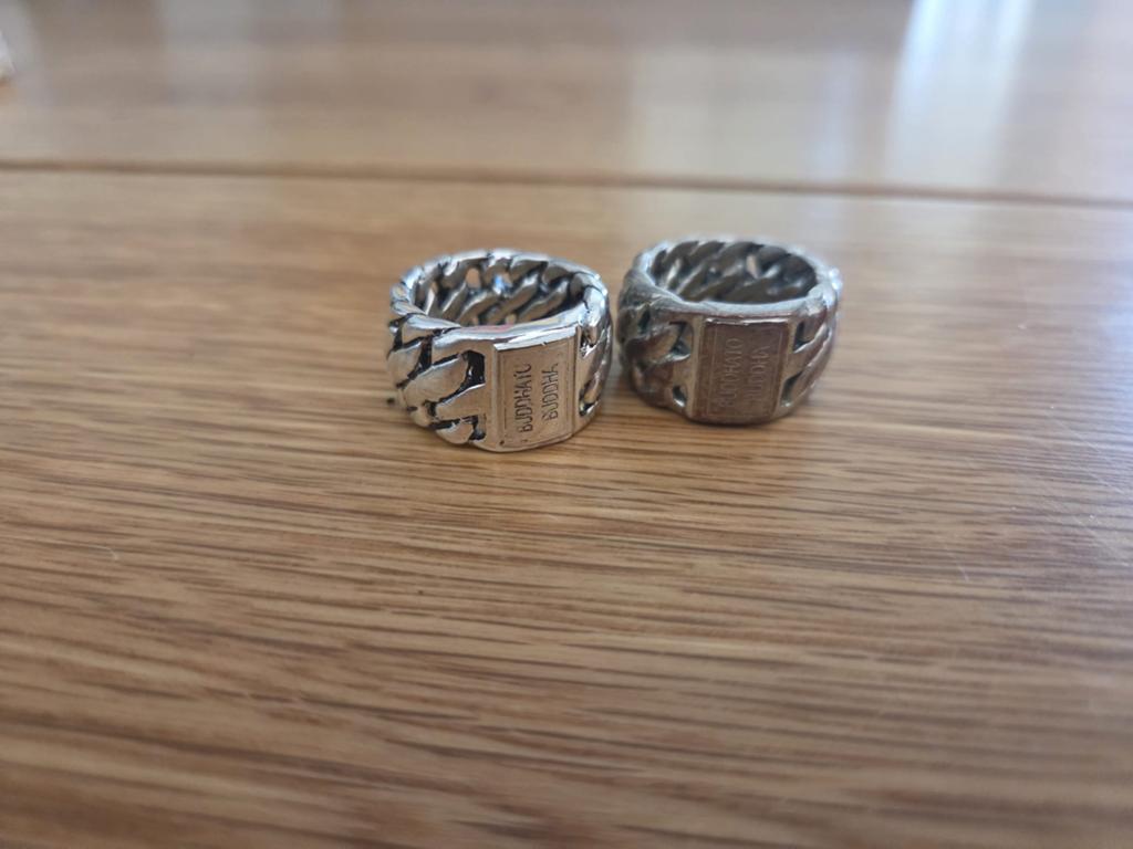 Buddha to Buddha ringen - Chain collectie, Sieraden, Tassen en Uiterlijk, 18 tot 19, Gebruikt, Ophalen of Verzenden, Dame of Heer