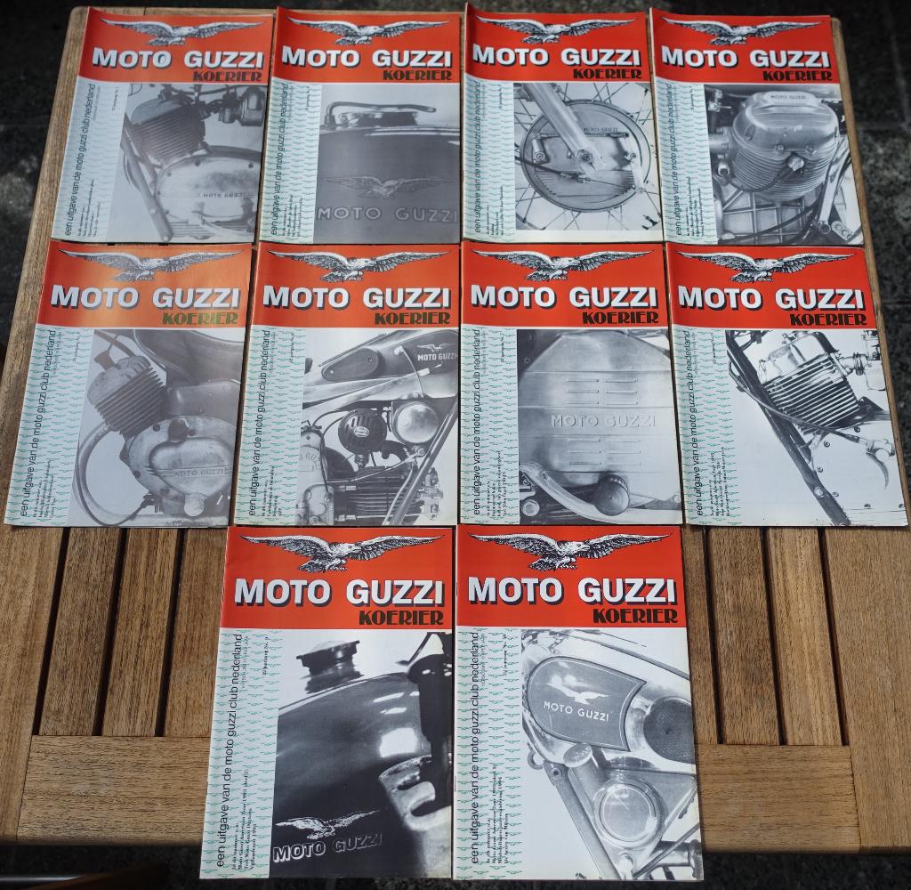 10 tijdschriften Moto Guzzi Koerier - jaargang 1993 - 7,50, Ophalen of Verzenden, Gelezen