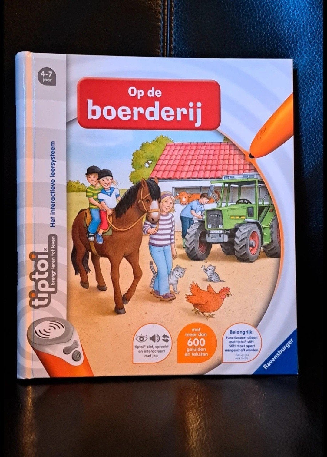 Zgan tiptoi boek op de boerderij, Ophalen of Verzenden, Zo goed als nieuw