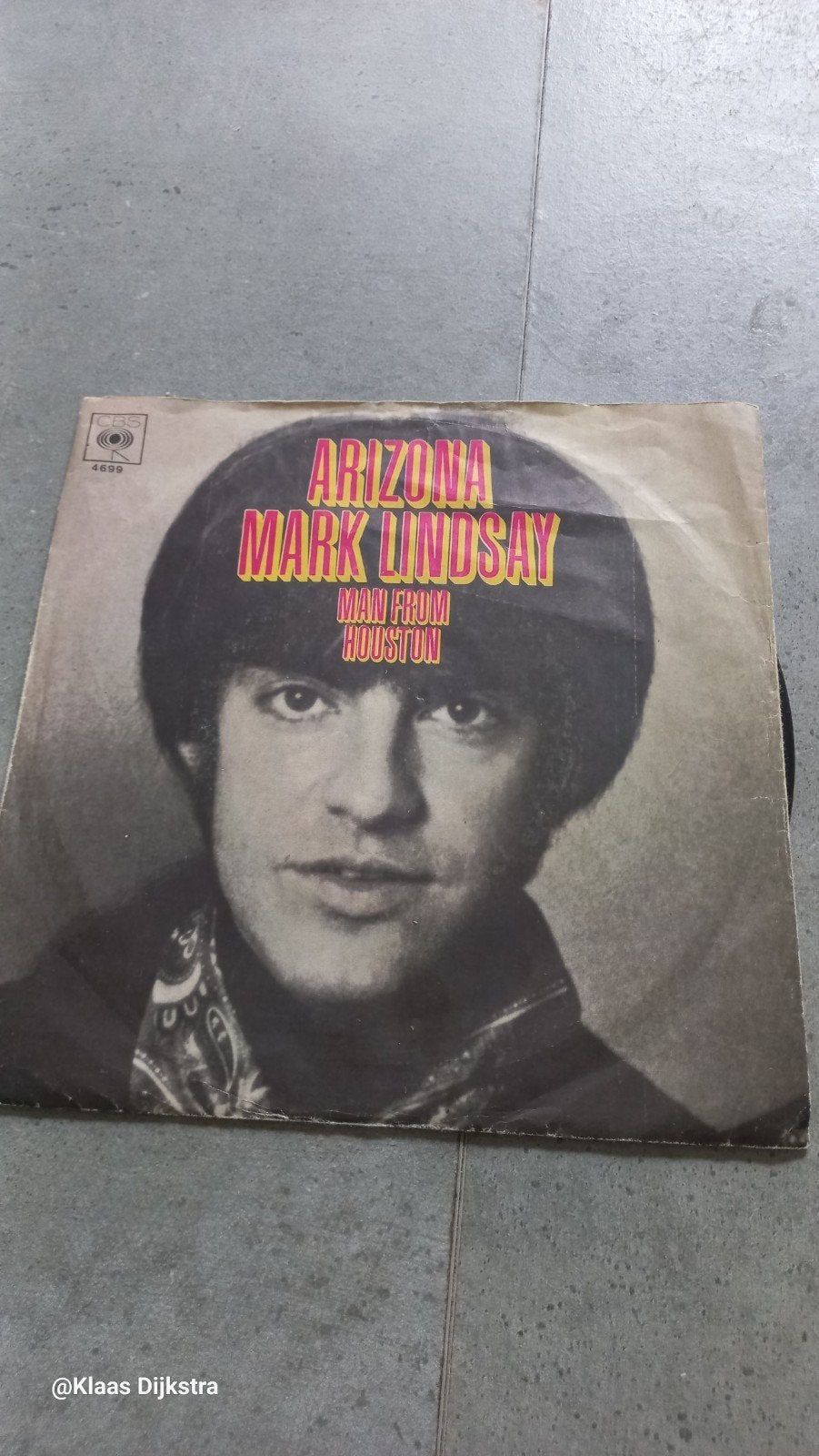 Mark Lindsay - Arizona / Man From Houston (7 inch vinyl), Gebruikt, Pop, 7 inch, Fotohoes