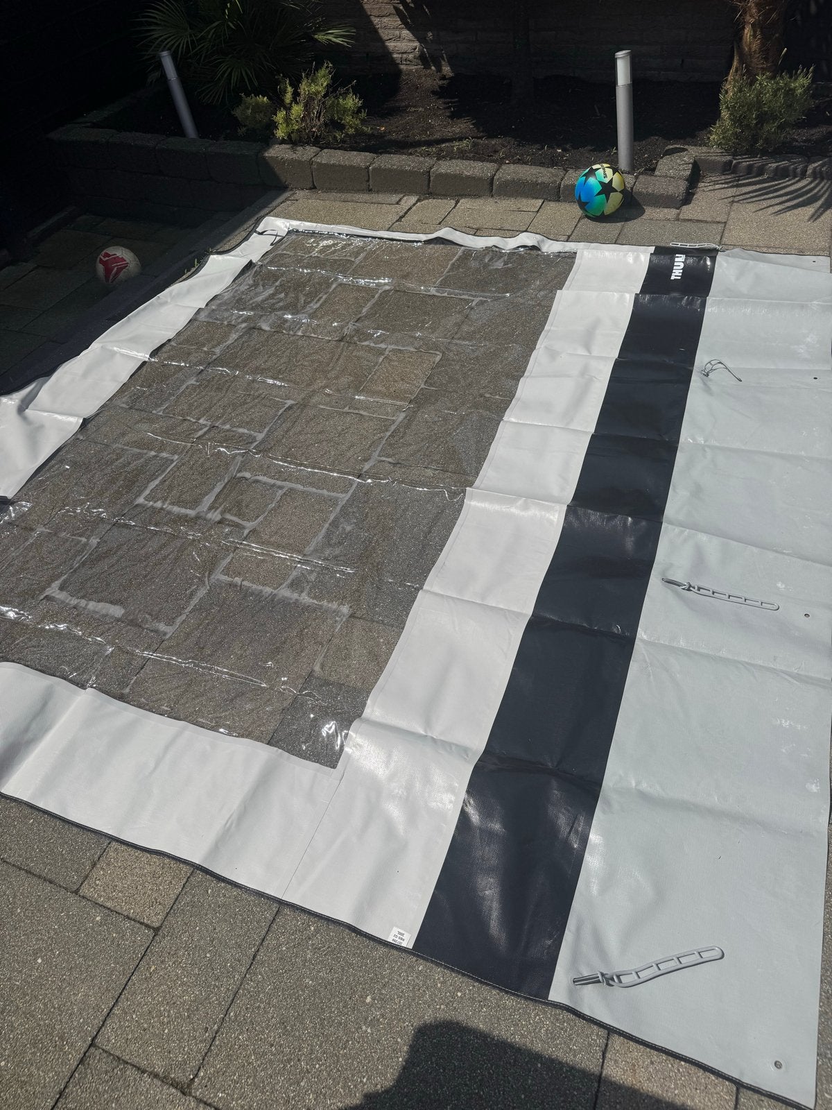 Thule luifel zijwanden en Thule Sun Blocker, Ophalen, Zo goed als nieuw, PVC, Thule