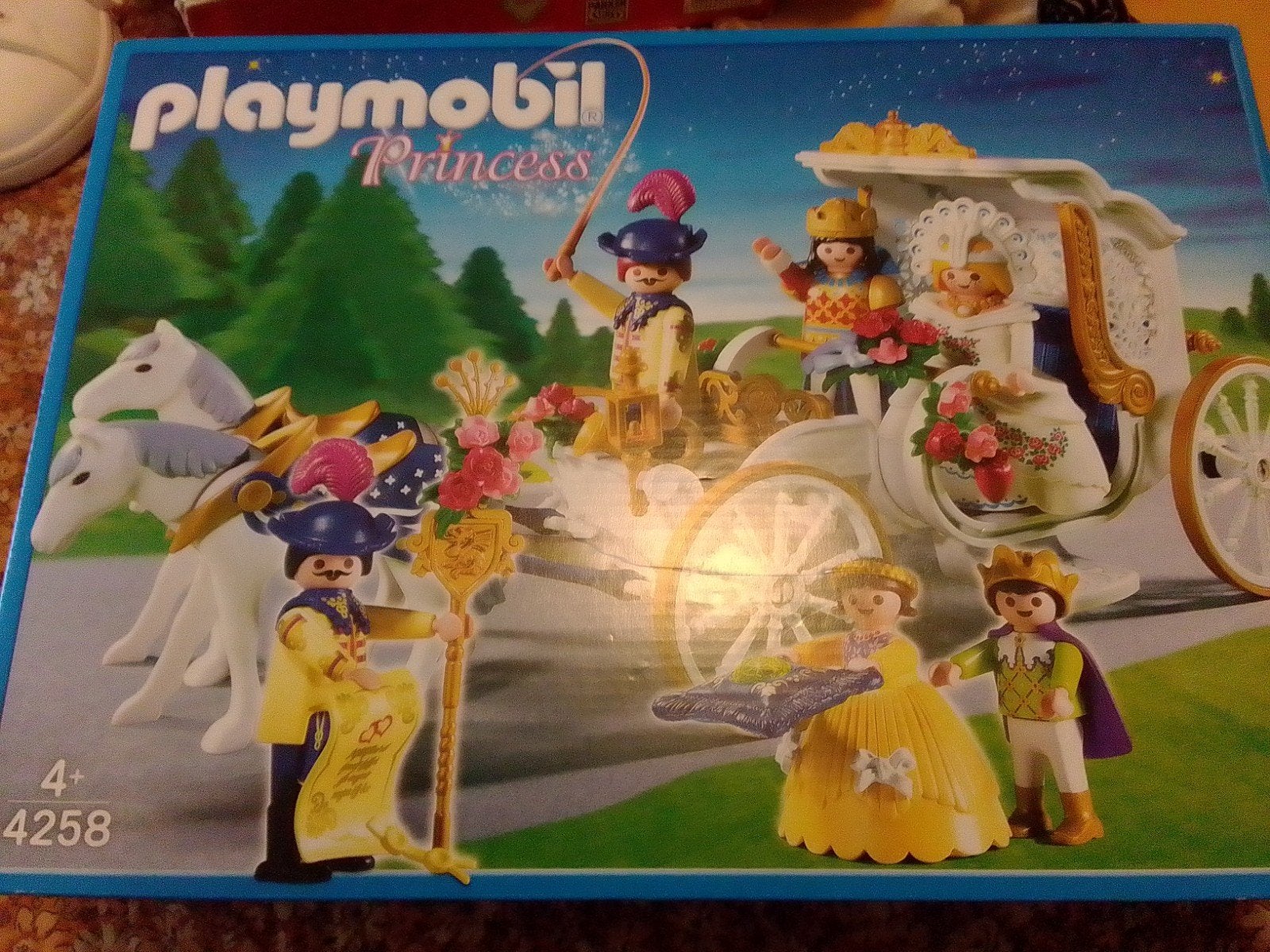 Playmobil Princess Koets met Paarden en Figuren (4258), Ophalen of Verzenden, Zo goed als nieuw