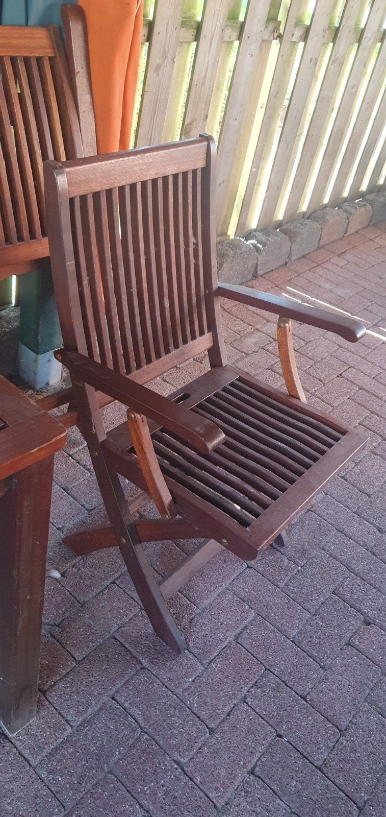 tuinset, Ophalen, Gebruikt, Hout