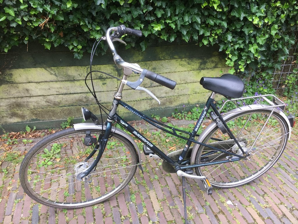 Dames fiets 28 inch, slot, verlichting, frame 50cm, Fietsen en Brommers, Fietsen | Dames | Damesfietsen, Ophalen, Gebruikt, 47 tot 50 cm