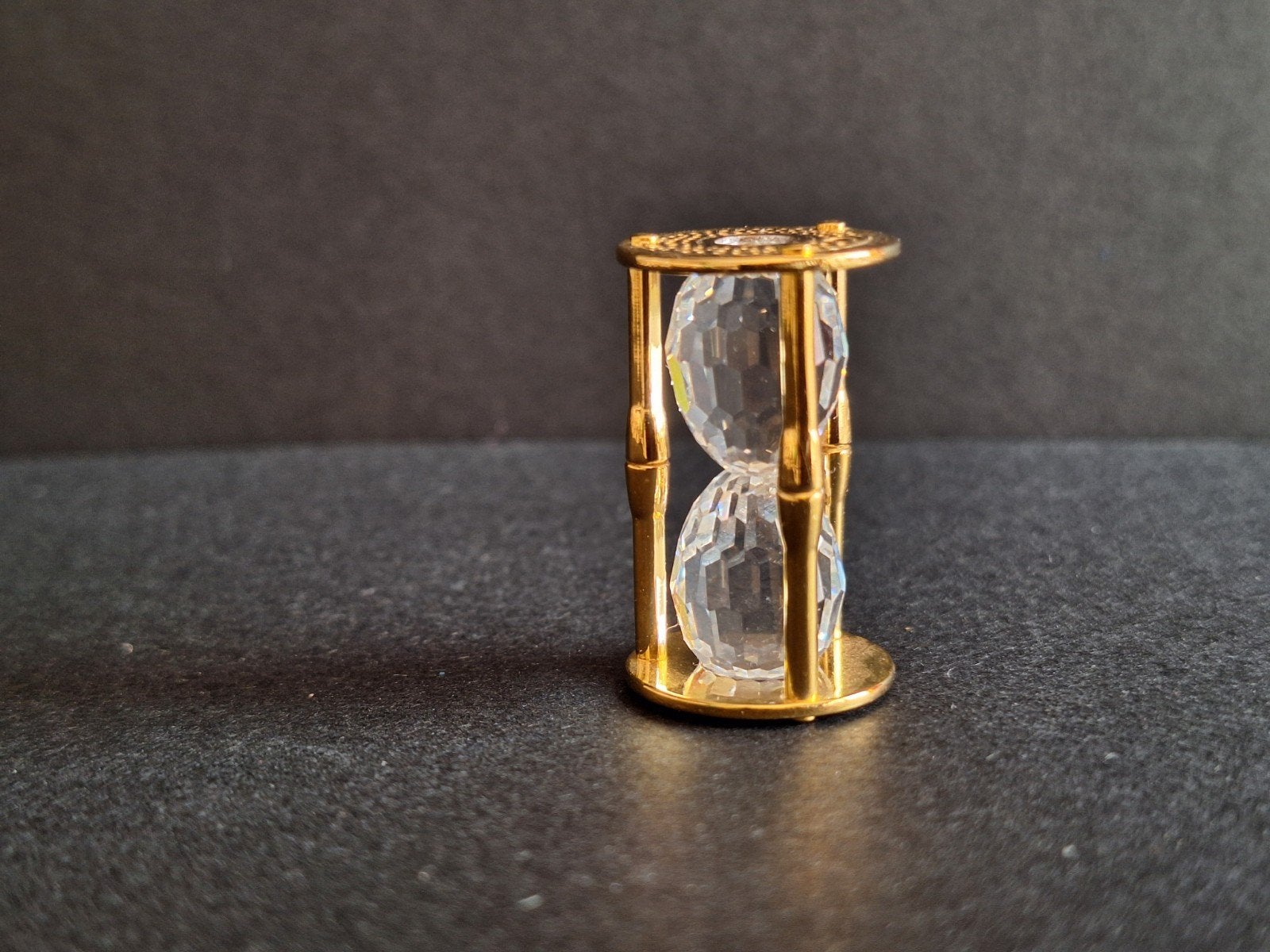 Swarovski Kristal Zandloper Mini Beeldje, Verzamelen, Swarovski, Ophalen of Verzenden, Zo goed als nieuw, Figuurtje