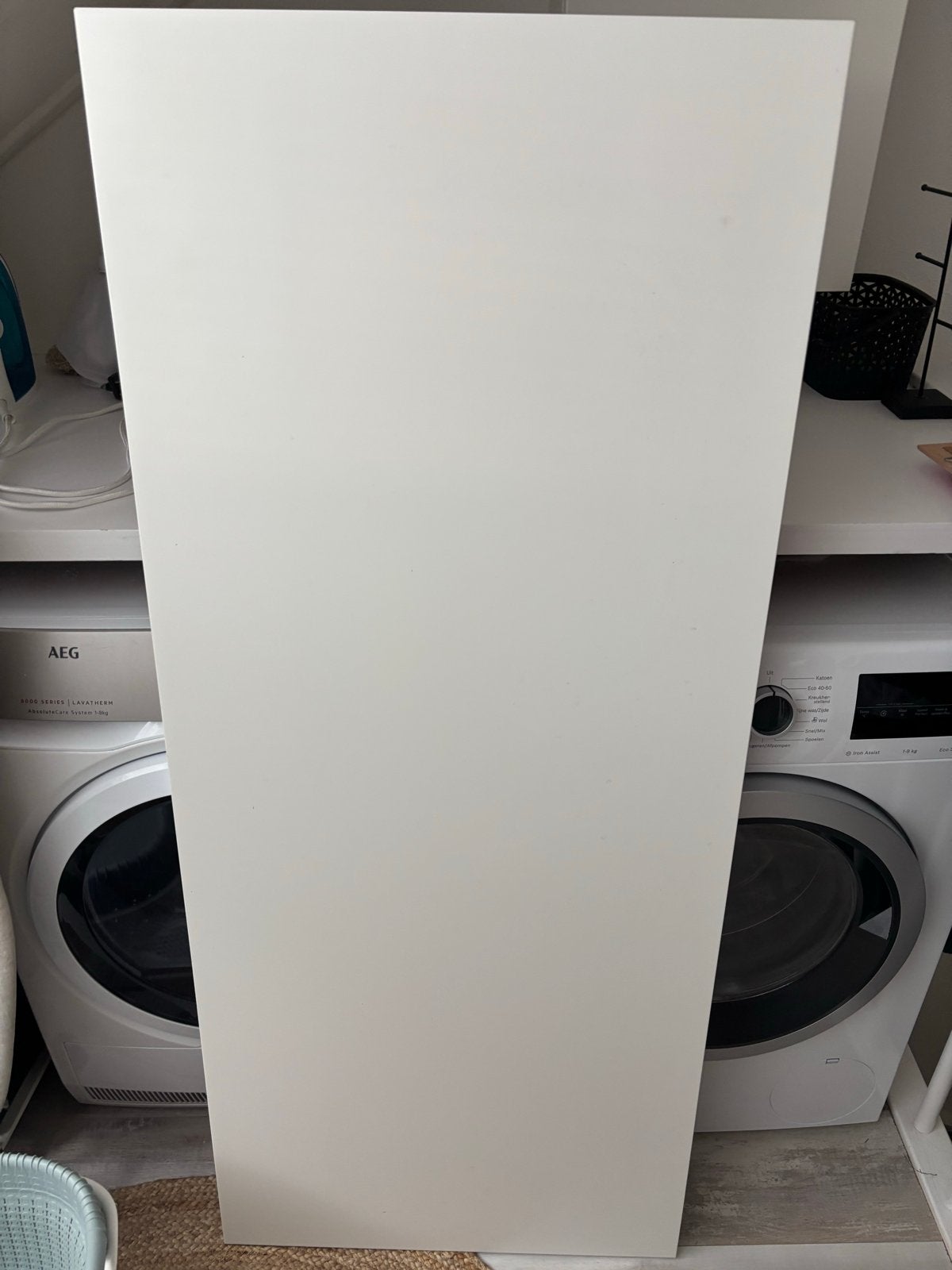 IKEA LAGKAPTEN Bureau blad 140x60 cm wit, Huis en Inrichting, Ophalen, Gebruikt, Spaanplaat of MDF, IKEA