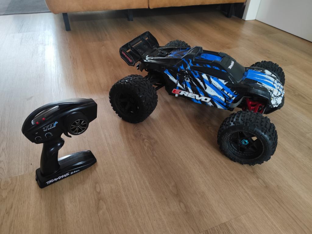 Traxxas E-revo 2.0 6s 1/8, Ophalen, Zo goed als nieuw, Overige schalen, Auto offroad