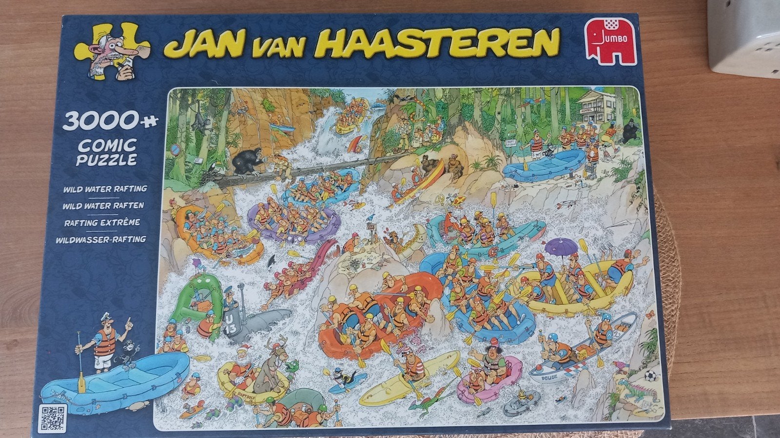 Jan van Haasteren Wild Water Raften 3000 stukjes, Ophalen, Meer dan 1500 stukjes, Zo goed als nieuw, Legpuzzel