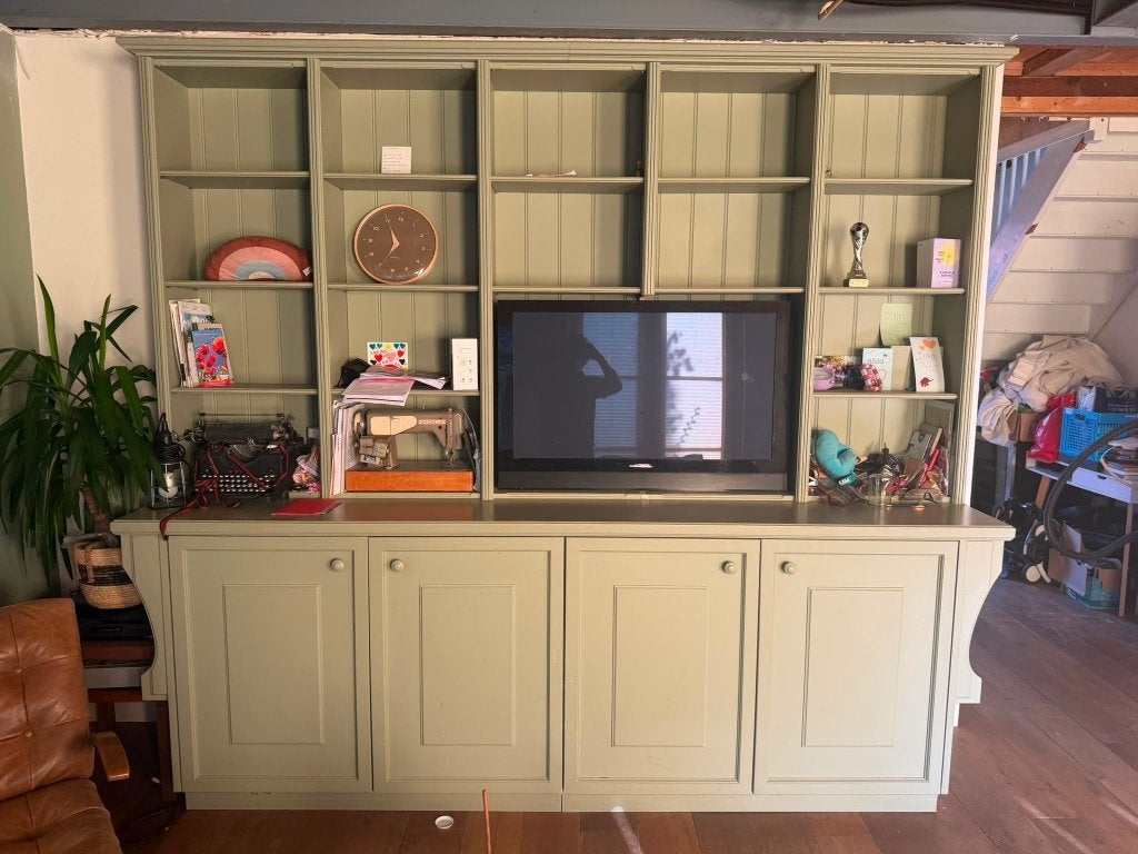 Handgemaakte houten kast, Ophalen, Zo goed als nieuw