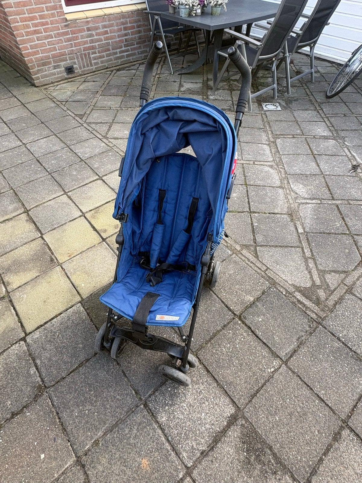 Koelstra Buggy - Blauw, Compact en Handig, Ophalen, Gebruikt, Koelstra, Verstelbare rugleuning