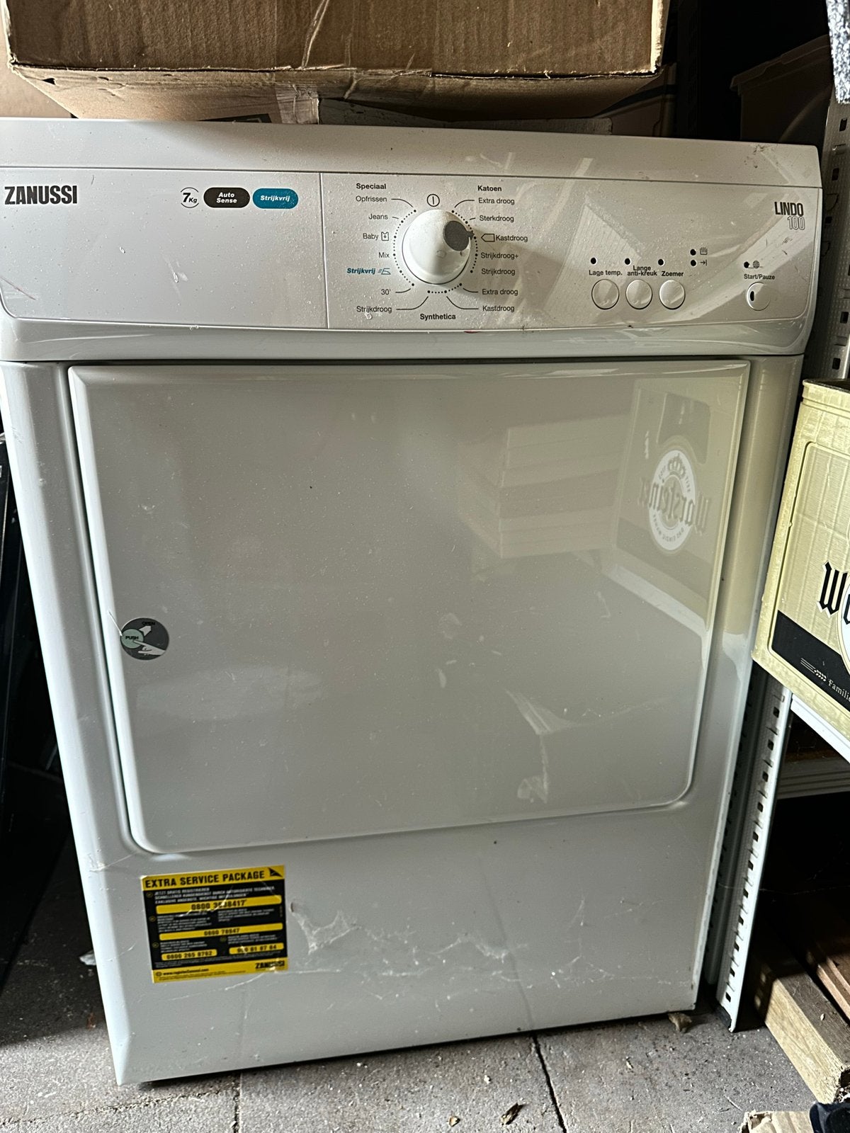 Zanussi Lindo 100 wasmachine 7kg, Ophalen, 6 tot 8 kg, Gebruikt, Overige typen