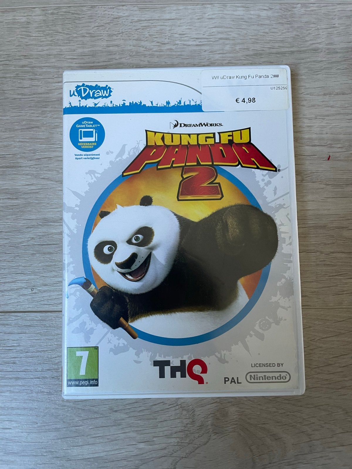 Kung Fu Panda 2 uDraw Wii Game - Zo goed als nieuw, Spelcomputers en Games, Ophalen of Verzenden, Zo goed als nieuw, Zonder controller