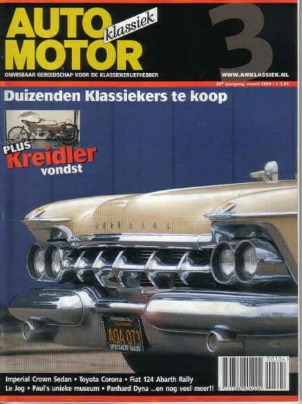 AMK 3 2004 : Fiat 124 Spider Abarth Rally - Panhard Dyna Z, Ophalen of Verzenden, Gelezen, Algemeen