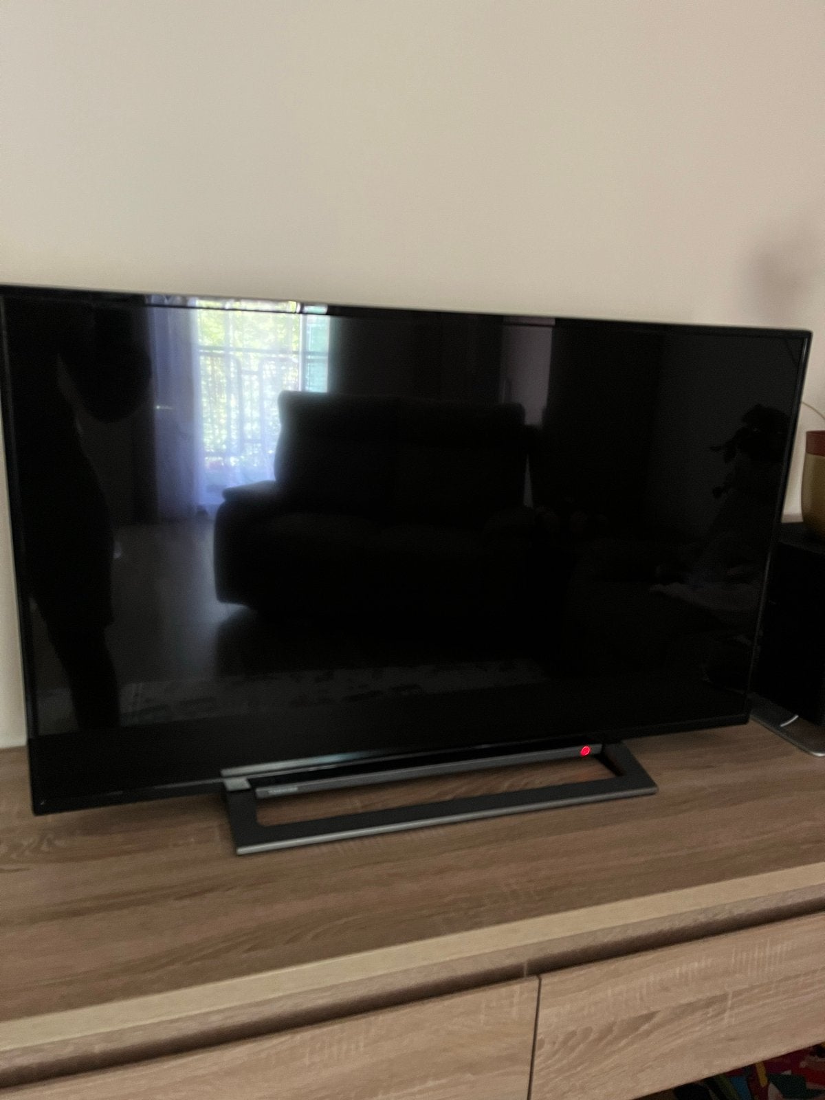 Toshiba 43L3433DG 43 inch Full HD Smart TV, 50 Hz, Ophalen of Verzenden, Zo goed als nieuw, 100 cm of meer