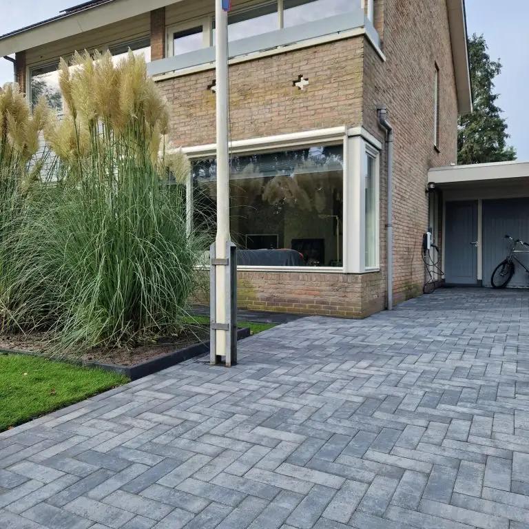 Kijlstra Longstone Opritsteen 7cm dik grijs/zwart (3m²), Ophalen, Klinkers, Nieuw, Minder dan 5 m²