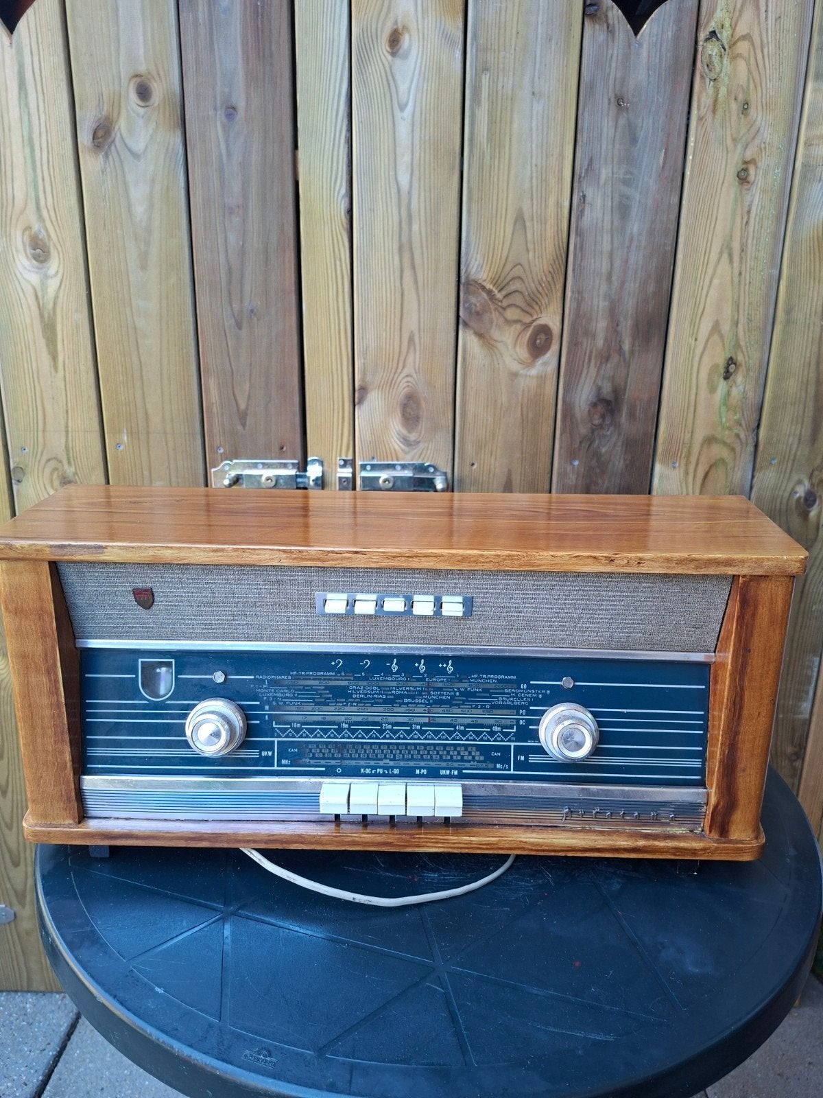 Aristina Radio uit 1958 - Vintage buizenradio, Ophalen, Gebruikt, Radio