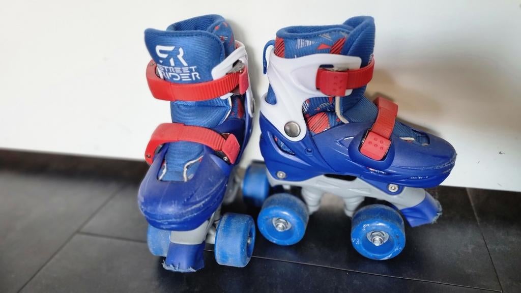 Streetrider rolschaatsen blauw, verstelbaar (mt 27-30), Ophalen of Verzenden, Verstelbaar, Gebruikt, Kinderen