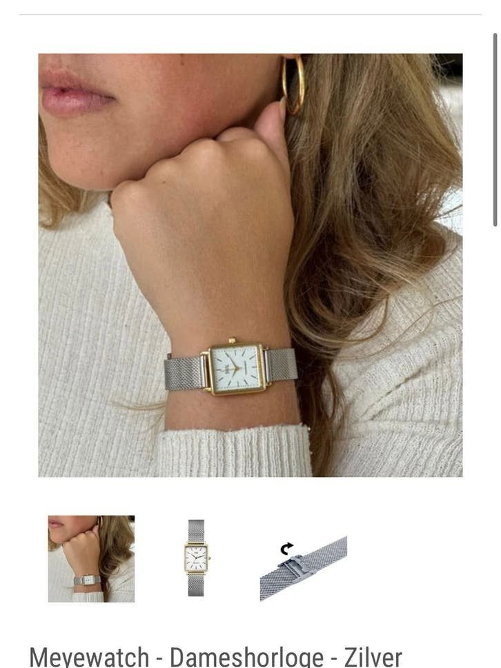 Nieuwe dames horloge, Overige merken, Staal, Verzenden, Polshorloge