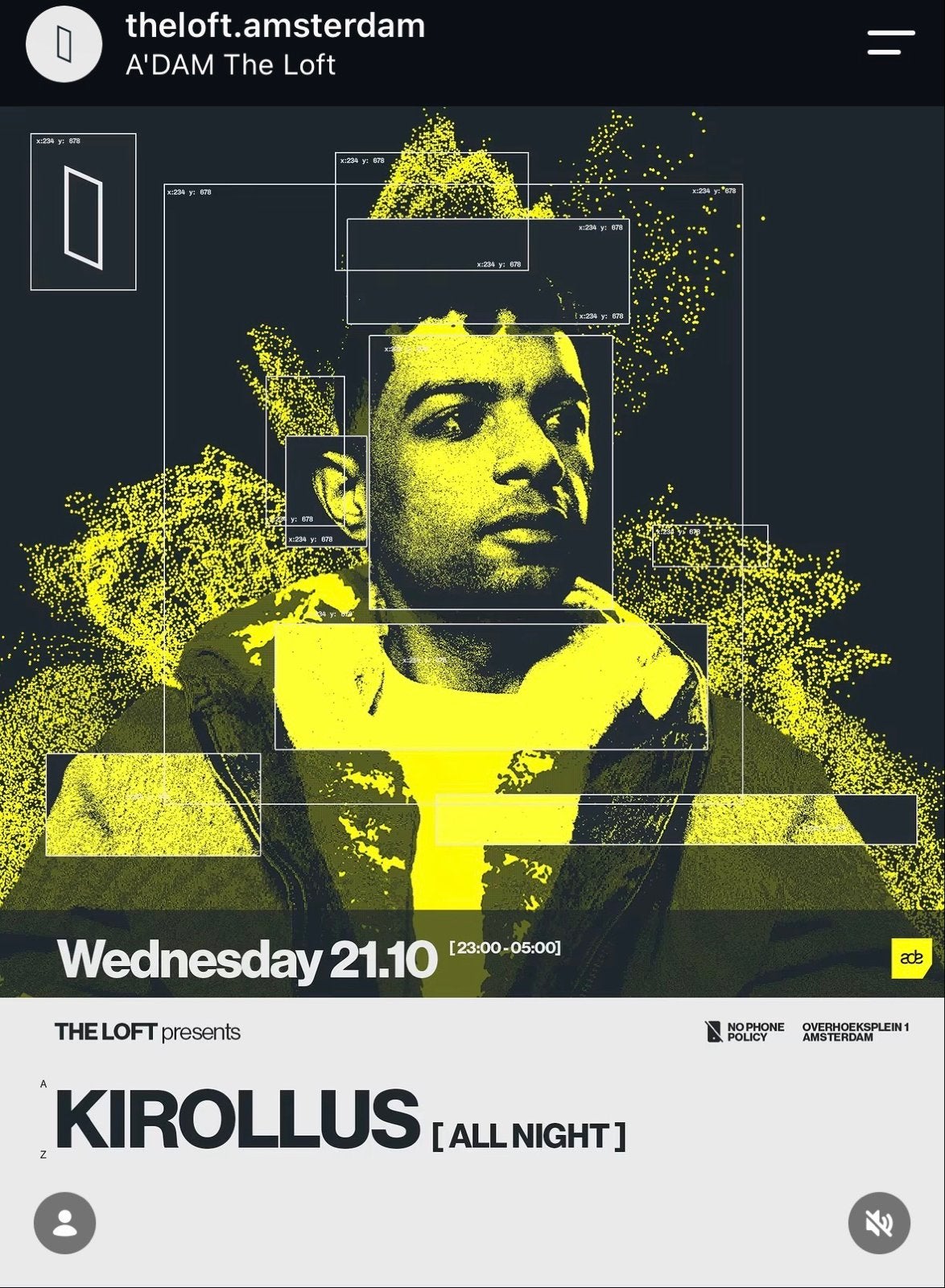 2x balcony ticket Kirollus 22 oktober ADE @ the Loft, Twee personen