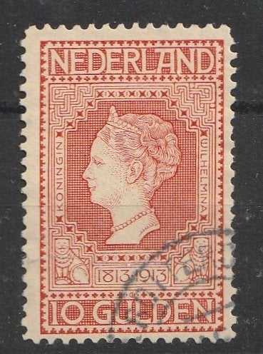 101 1913 Jubibeum  gekeurd, Ophalen of Verzenden, T/m 1940, Gestempeld
