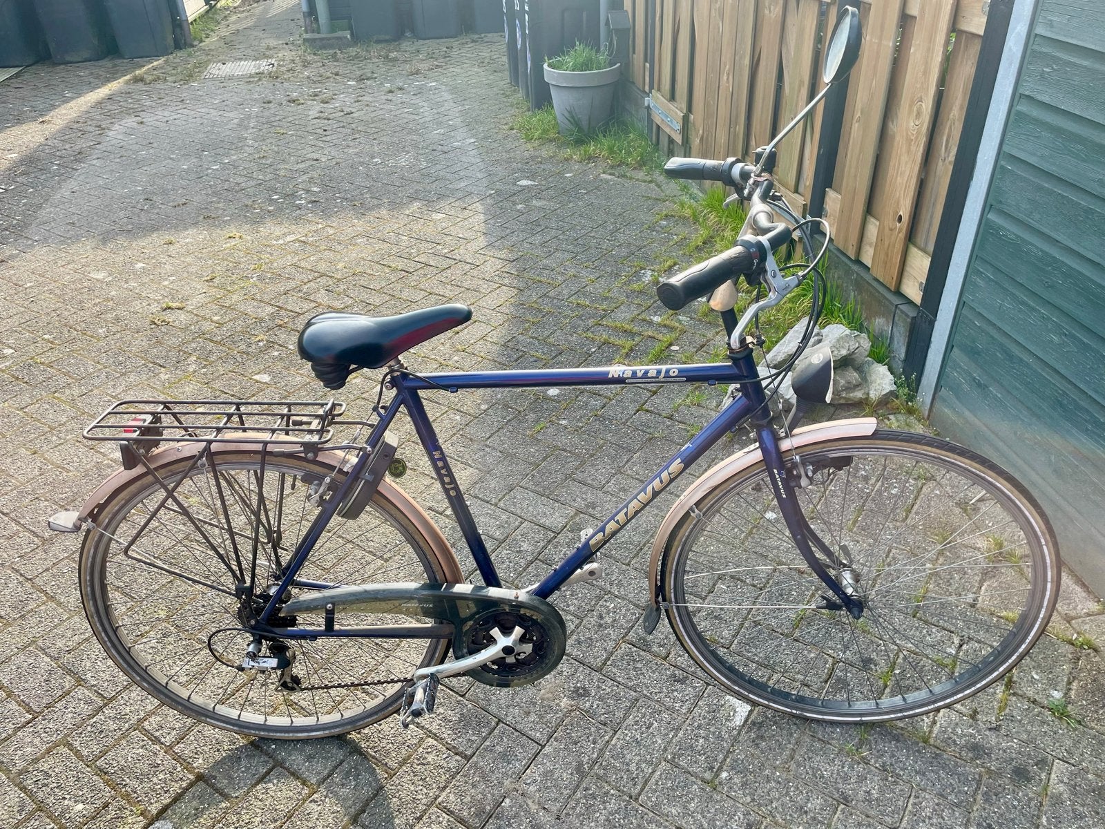 Batavus Navajo fiets, Fietsen en Brommers, Ophalen, Gebruikt, Velgrem, Versnellingen