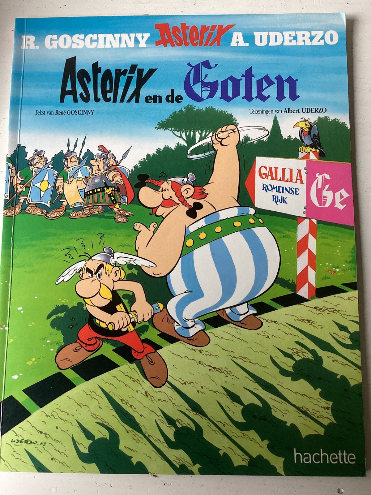 2 stripboeken en 1 puzzel Asterix en Obelix, Meerdere stripboeken, Verzenden, Zo goed als nieuw