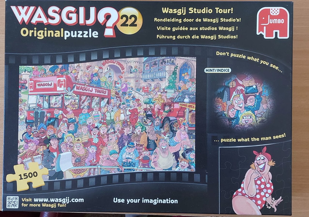 Wasgij nummer 22 1500 stukjes compleet, Ophalen, 500 t/m 1500 stukjes, Zo goed als nieuw