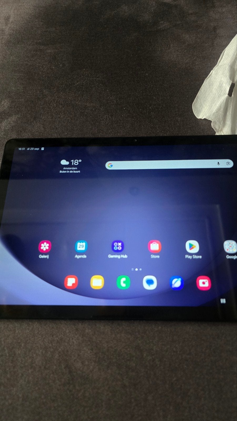 Samsung Galaxy Tab A9+ 5G 64GB – Zo goed als nieuw / krasloo, Computers en Software, 11 inch, Ophalen of Verzenden, Zo goed als nieuw