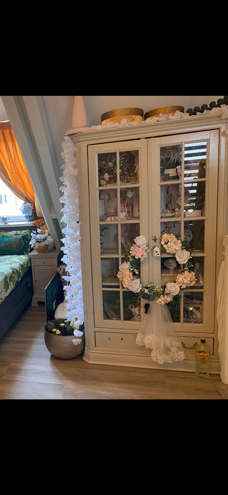Vitrine kast, Zo goed als nieuw, 150 tot 200 cm, 25 tot 50 cm, 50 tot 100 cm