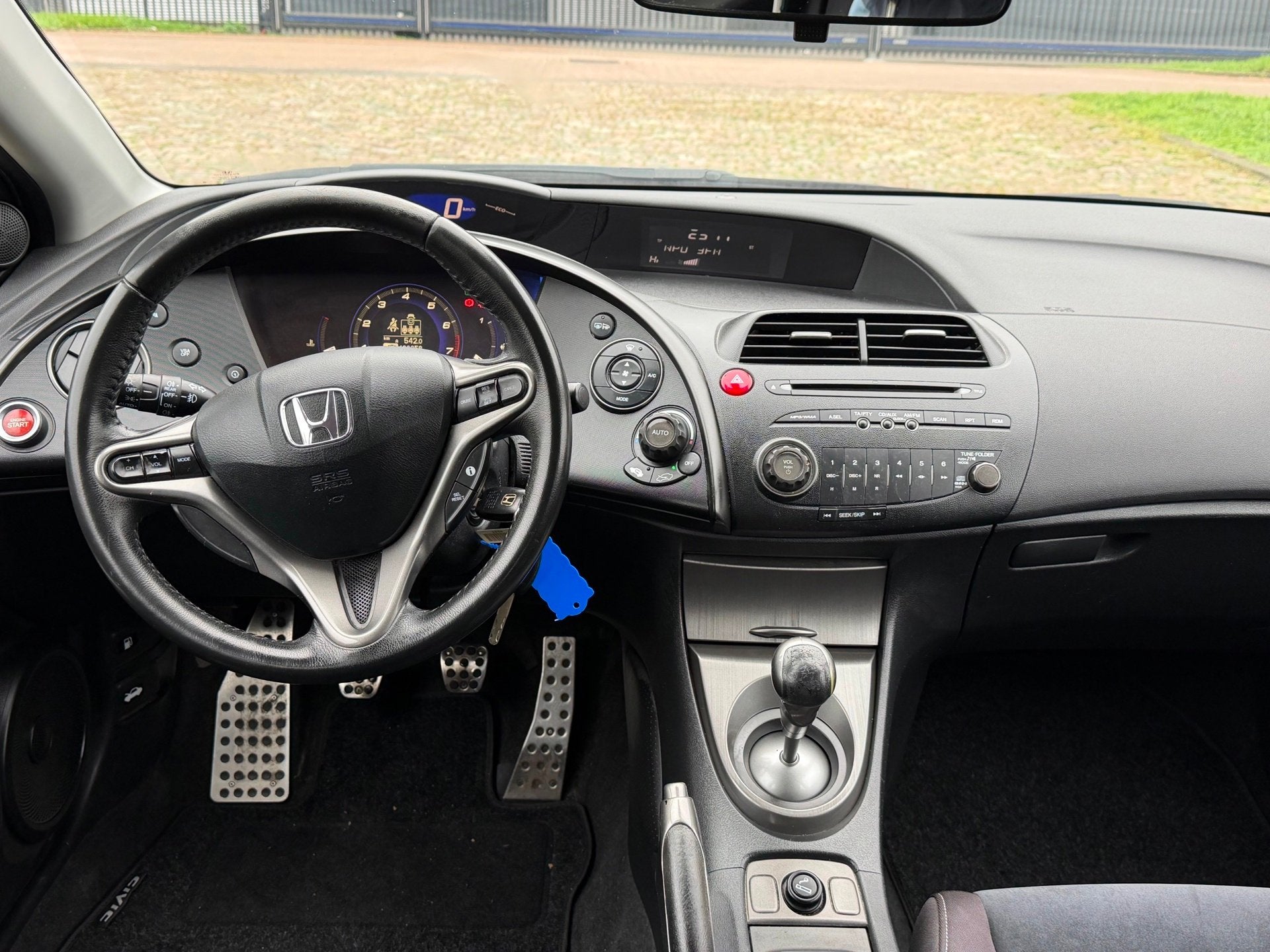 Honda Civic 1.4 Sport 2e eigenaar dealer onderhouden airco e, Auto's, Voorwielaandrijving, Gebruikt, 4 cilinders, Zwart