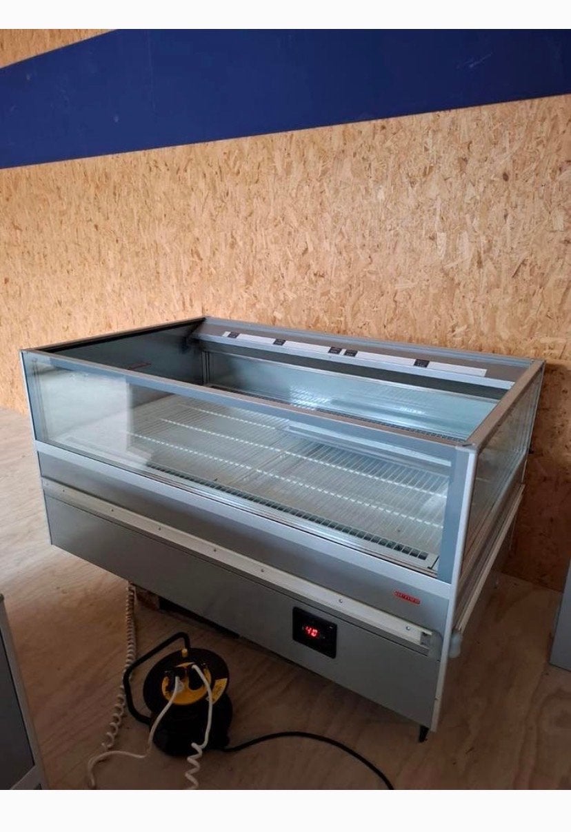 Arneg Laval G3 BT/TN diepvries vitrine - Gebruikt, Vrieskist, Gebruikt, Vrijstaand, 90 cm of meer