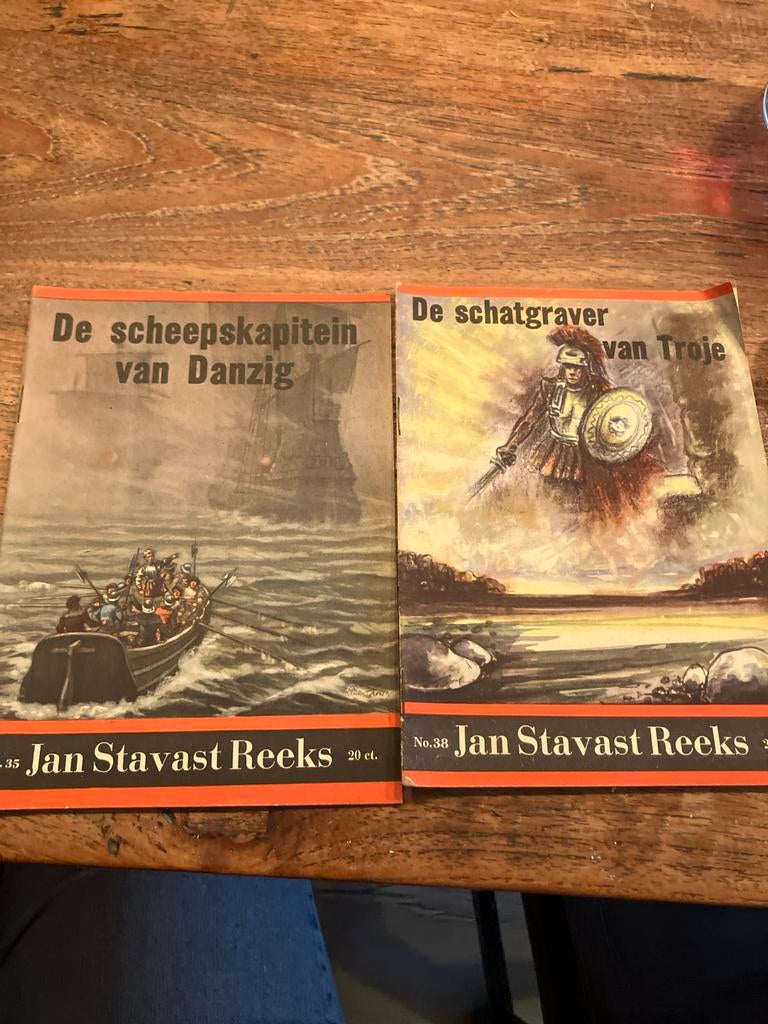 Jan Stavast Reeks: De scheepskapitein van Danzig & De schatg, Ophalen of Verzenden, Gelezen