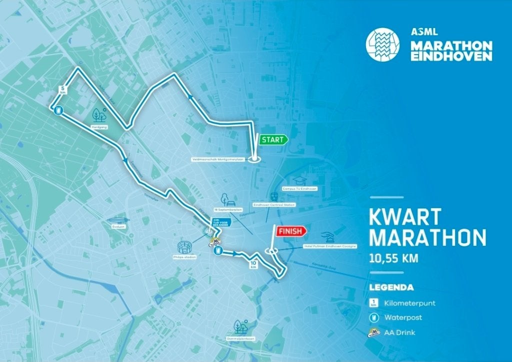 1/4 marathon Eindhoven, Overige typen, Nieuw, Hardlopen, Ophalen