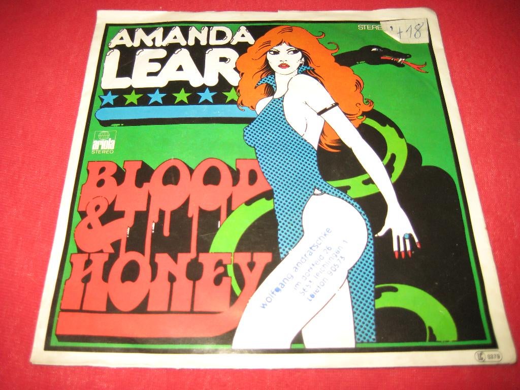 Amanda Lear: Blood + Honey, Ophalen of Verzenden, Zo goed als nieuw, Pop