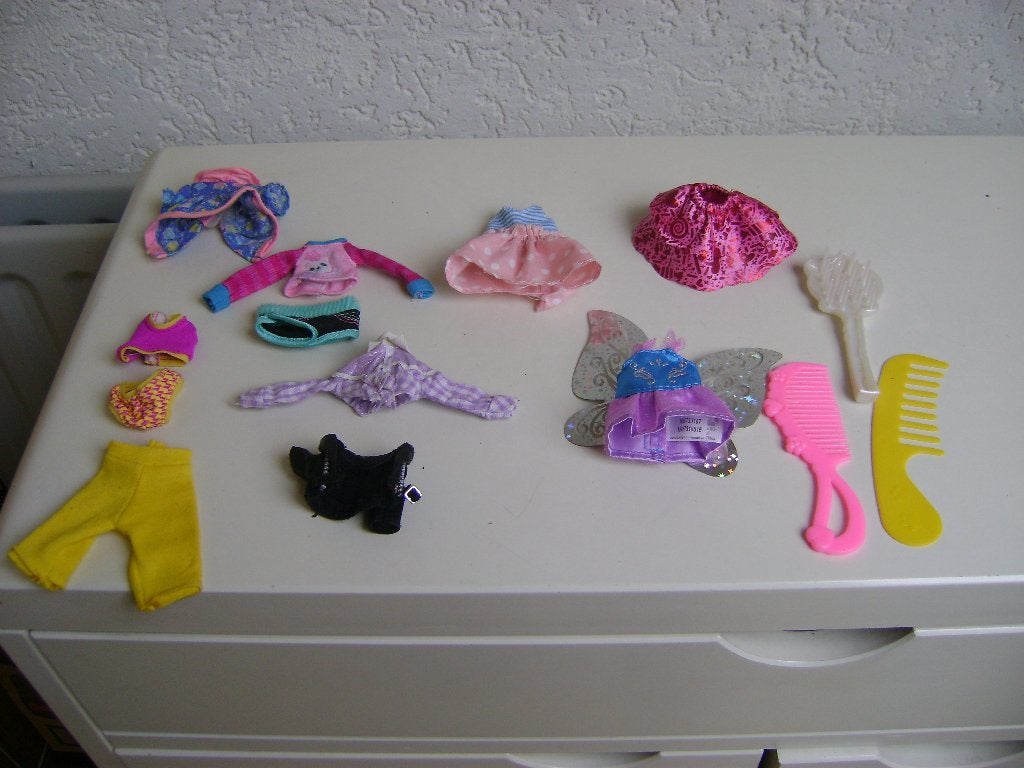 simba popkleertjes voor evi popjes11/13cm broeje 5cm jas 3cm, Ophalen of Verzenden, Zo goed als nieuw, Overige typen