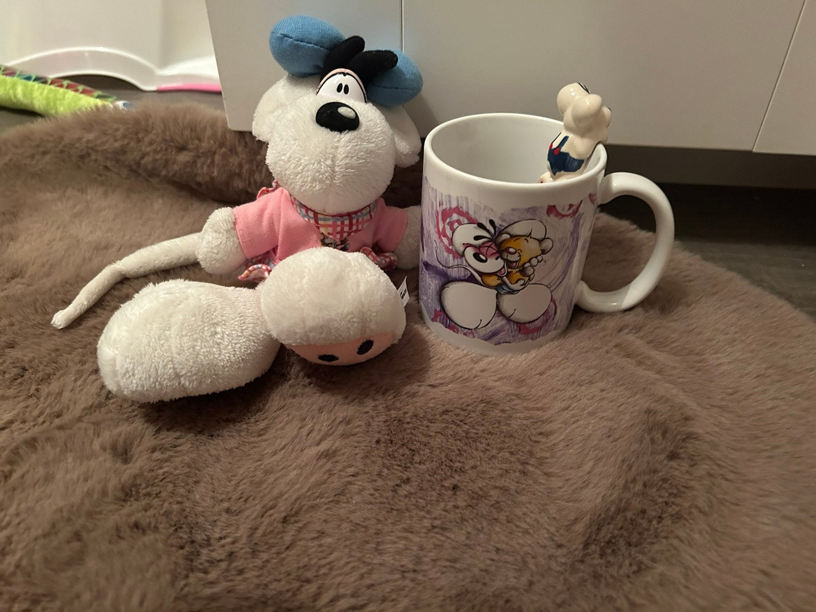 Didlina 20 cm en beker samen te koop, Verzamelen, Ophalen of Verzenden, Zo goed als nieuw, Servies