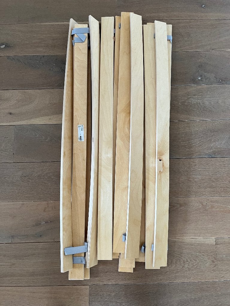 Lattenbodem, Ophalen, 90 cm, Eenpersoons, Zo goed als nieuw