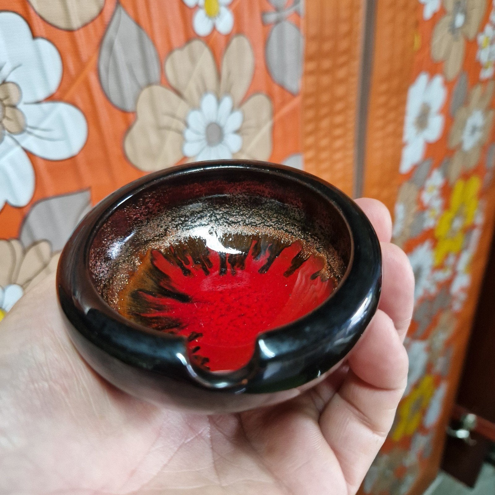 Vintage Lava Asbakje  Jaren '60, Antiek en Kunst, Ophalen of Verzenden