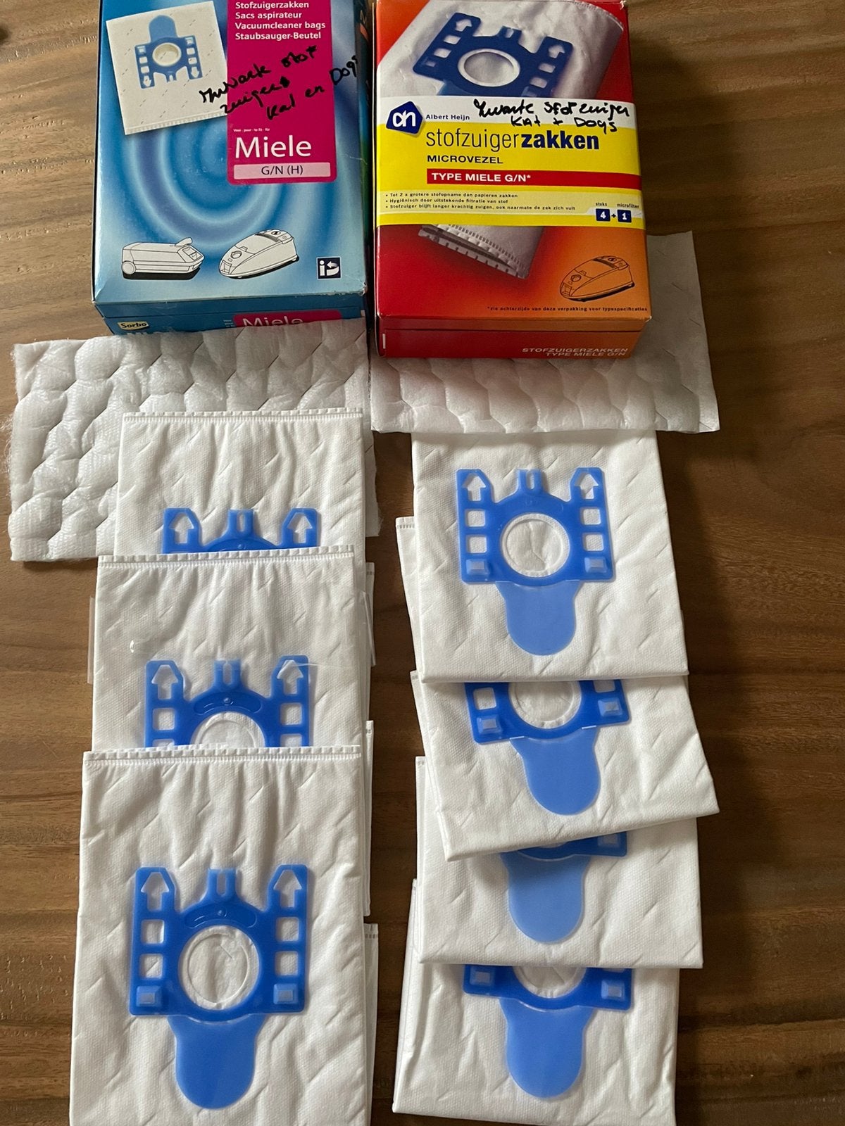 Miele G/N stofzuigerzakken 7 stuks met filters, Witgoed en Apparatuur, Ophalen of Verzenden, Zo goed als nieuw