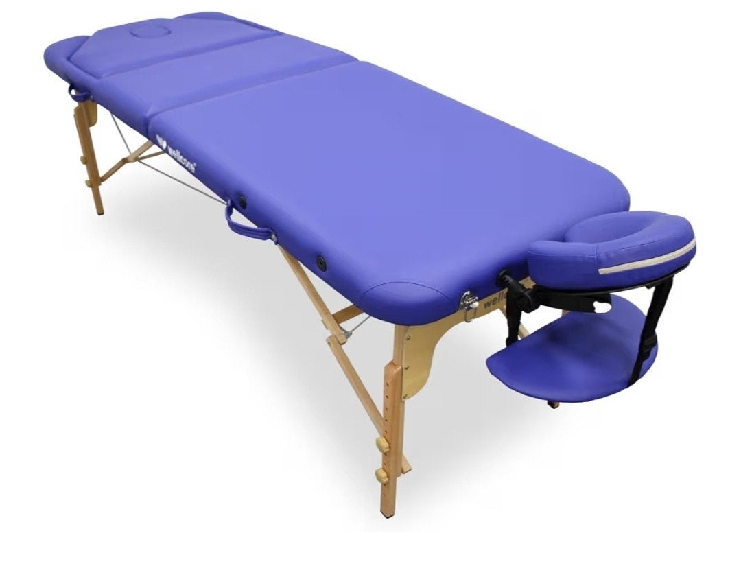 Nieuwe blauwe massagetafel - Wellcore, Ophalen, Nieuw, Massagetafel