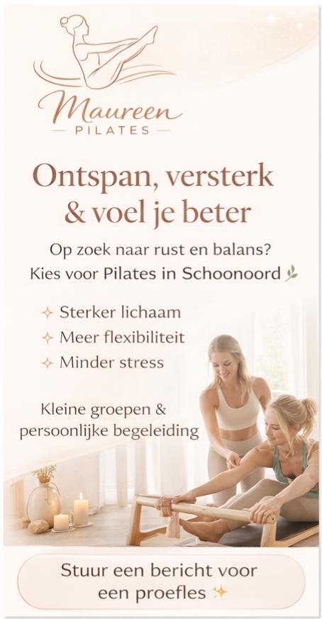 Pilates in Schoonoord | Ontspan, versterk & voel je beter