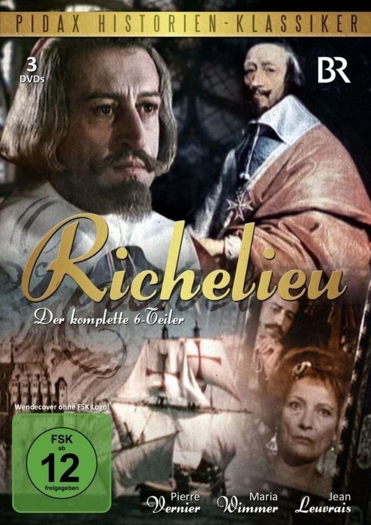 3X DVD RICHELIEU PIERRE VERNIER MARIA WIMMER JEAN LEUVRAIS, Cd's en Dvd's, Dvd's | Filmhuis, Verzenden, Alle leeftijden, Duitsland