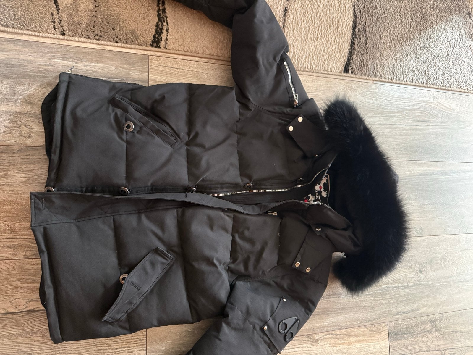 Moose Knuckles jas maat XL, Kleding | Heren, Ophalen of Verzenden, Zo goed als nieuw, Maat 56/58 (XL), Zwart