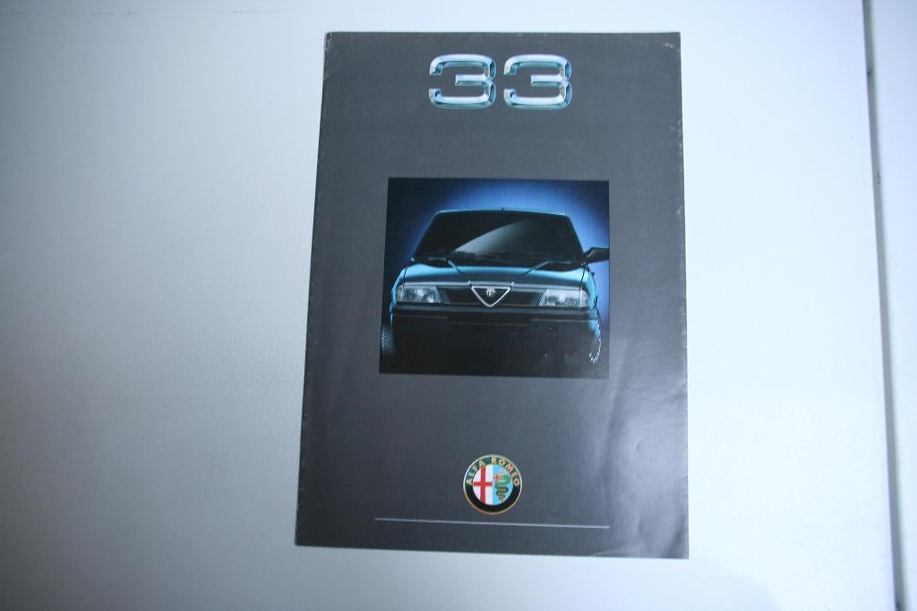 Folder Alfa Romeo Alfa 33 (1990) (44), Ophalen of Verzenden, Nieuw, Alfa Romeo
