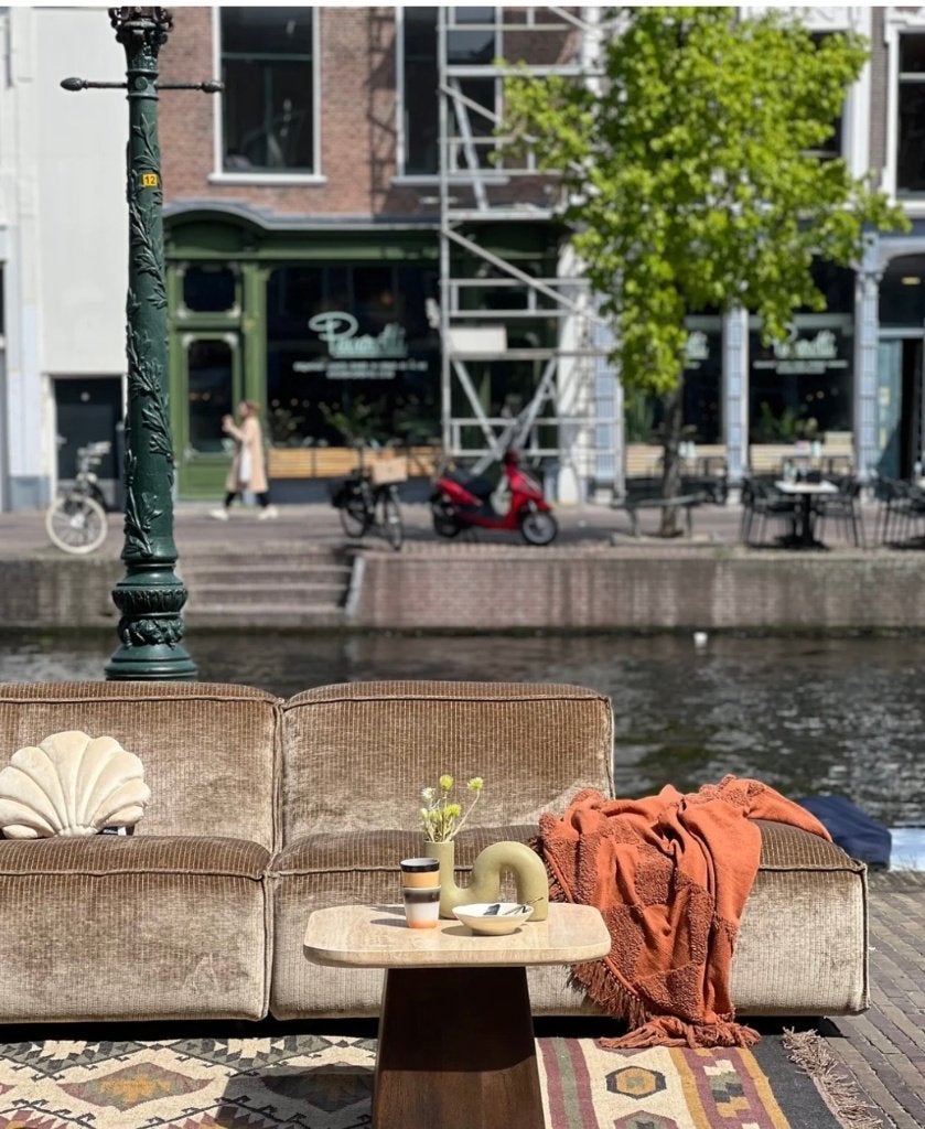 Skyler Store Bank Luna Rib 2,5 zits, Ophalen, Hoekbank, Driepersoons, Zo goed als nieuw