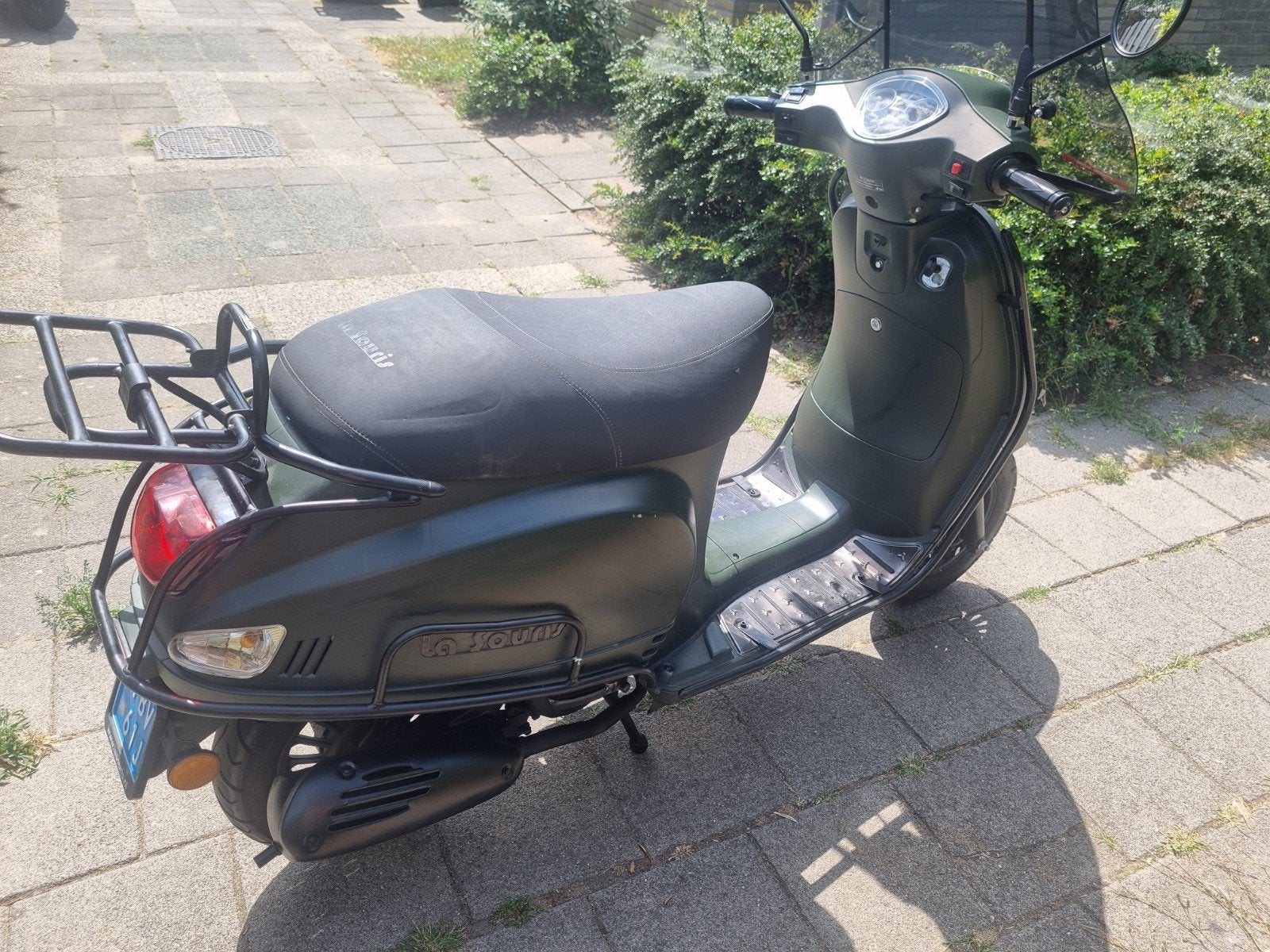 Snor scooter mat groen lasourinis van 2020, Zo goed als nieuw, Benzine, Ophalen, Overige merken