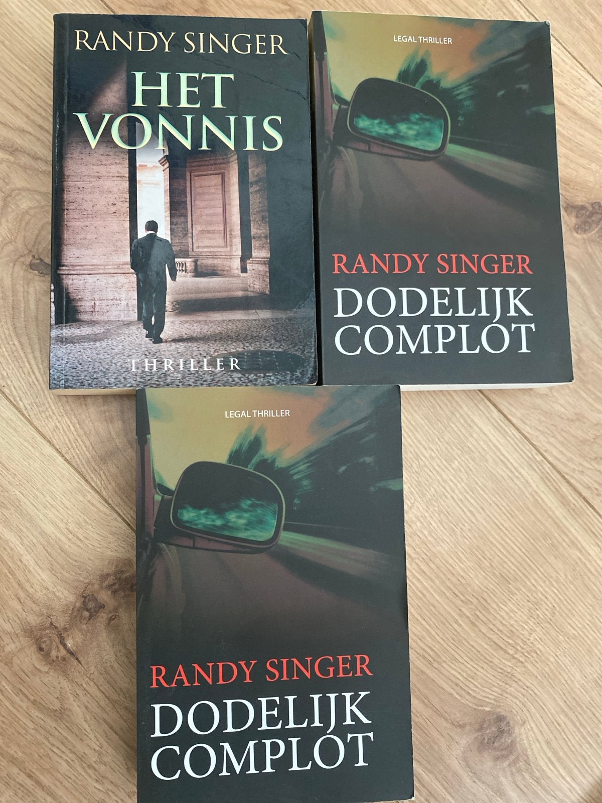 Randy Singer Boeken: Het Vonnis & Dodelijk Complot (2x), Boeken, Ophalen of Verzenden, Gelezen, Nederland